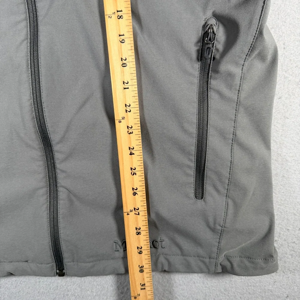 Marmot Mens San Jose Sharks NHL Softshell Jacket Grey Full Zip XL J98260